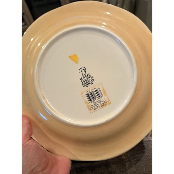 Home Trends Fruit Harvest 5 Pc Set Plates & Cookie Jar Hand Painted Stoneware - Picture 16 of 16